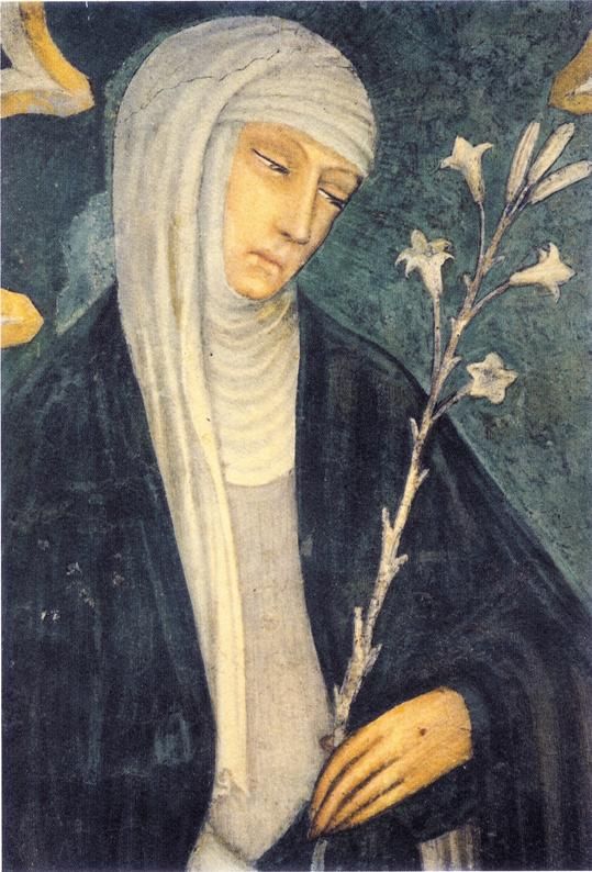 Katharina von Siena (Fresko von Andrea Vanni 14. Jh.)