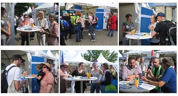 Begegnungen am Stand des Netzwerkes
