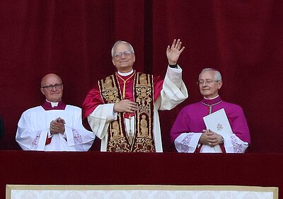 Papst Leo, kurz nach seiner Wahl
