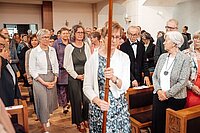 Einzug zum Gottesdienst