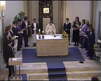 Abschlussgottesdienst im Jahre 2002